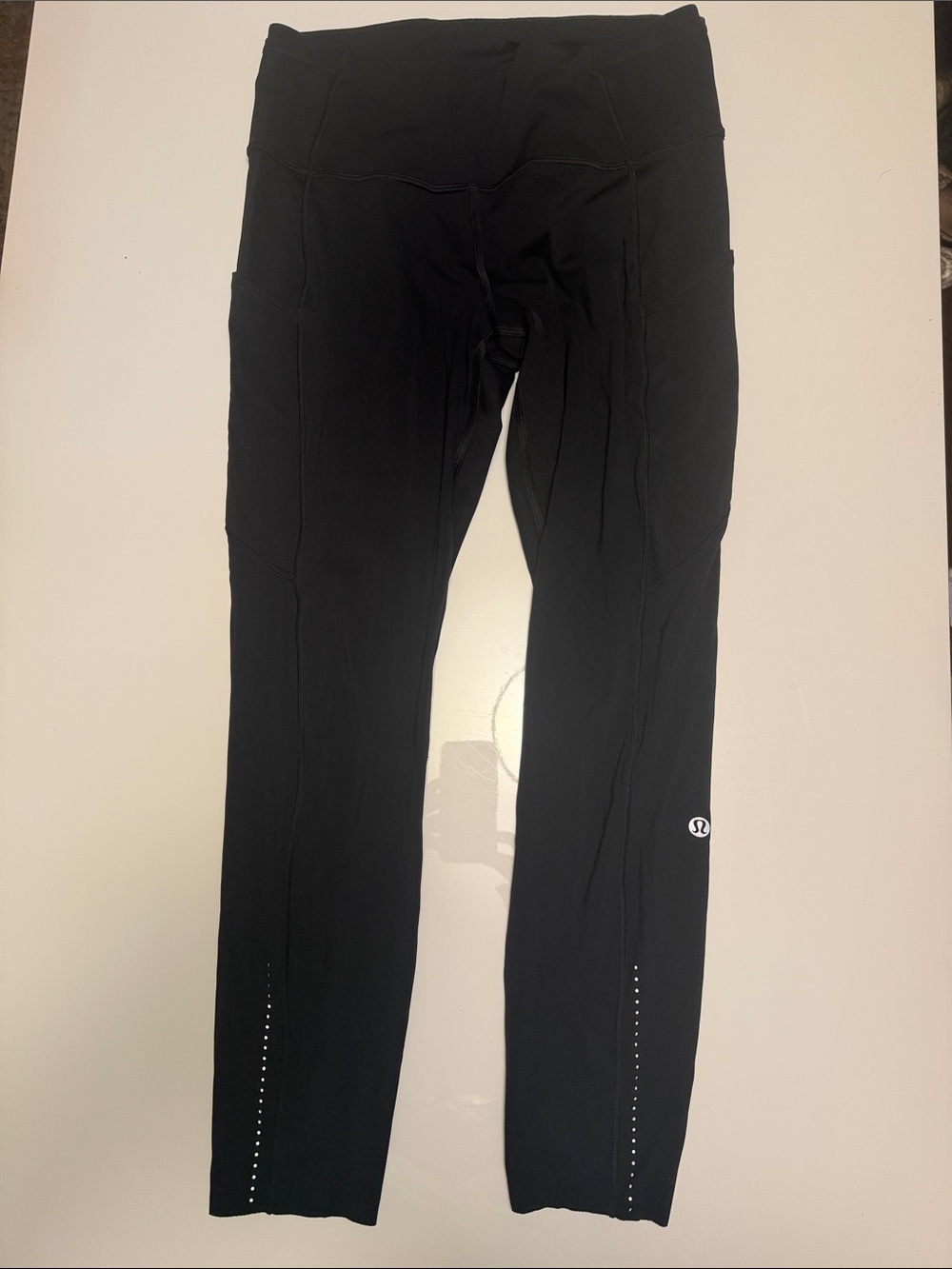 lululemon athletica Black High-Rise Leggings with Reflective Dots